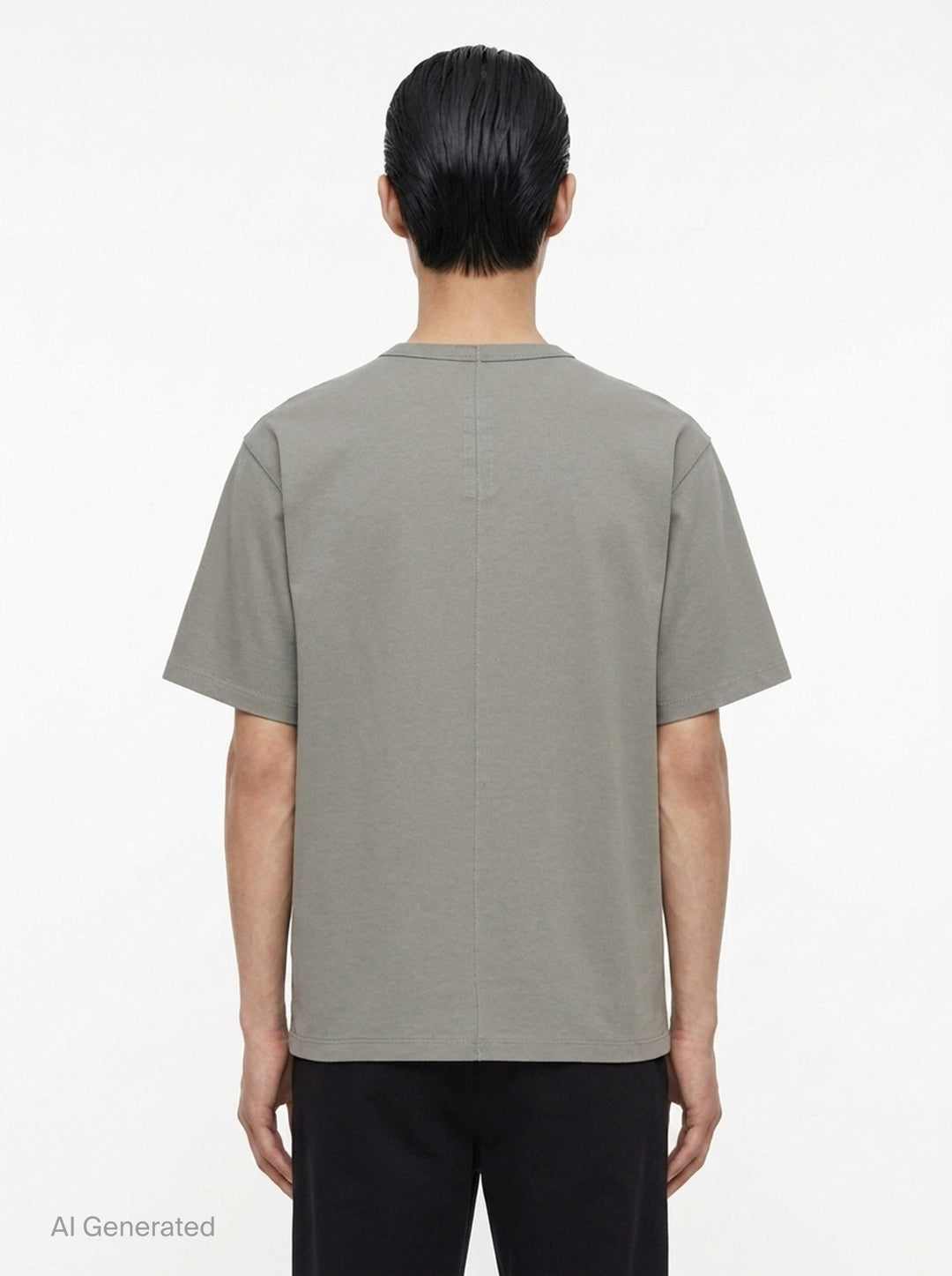 Brad Classic Cotton Jersey Tee | Rick Owens | Club21 - back