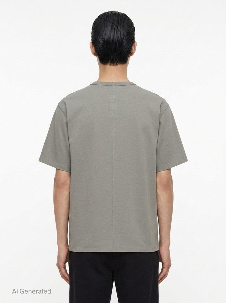 Brad Classic Cotton Jersey Tee | Rick Owens | Club21 - back
