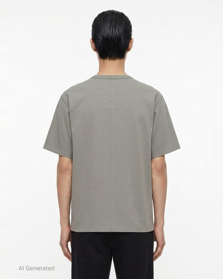 Brad Classic Cotton Jersey Tee | Rick Owens | Club21 - back