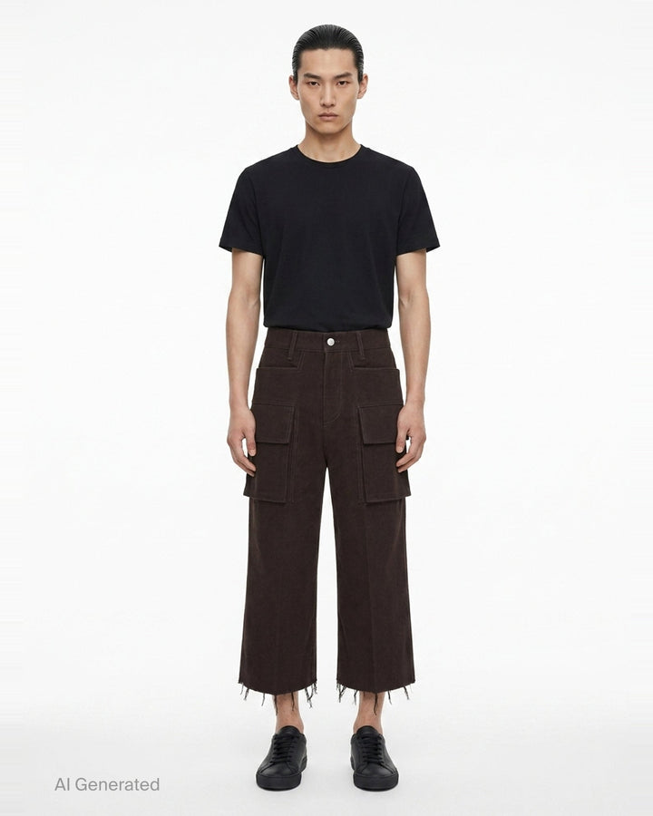 Cargo Bolan Cutoff Pants | Rick Owens | Club21 - front