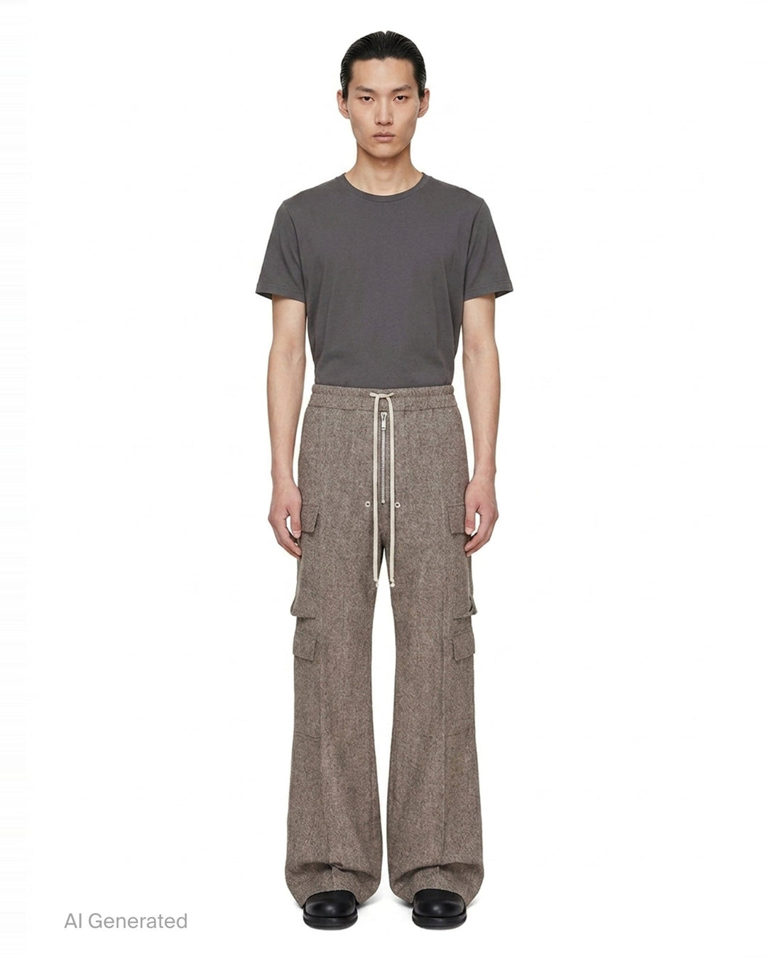 Cargobelas Twisted Wool Pants | Rick Owens | Club21 - front