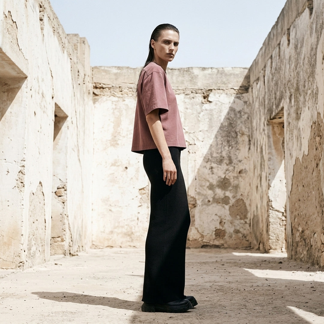 Cropped Brad Classic Cotton Tee | Rick Owens | Club21 - lifestyle