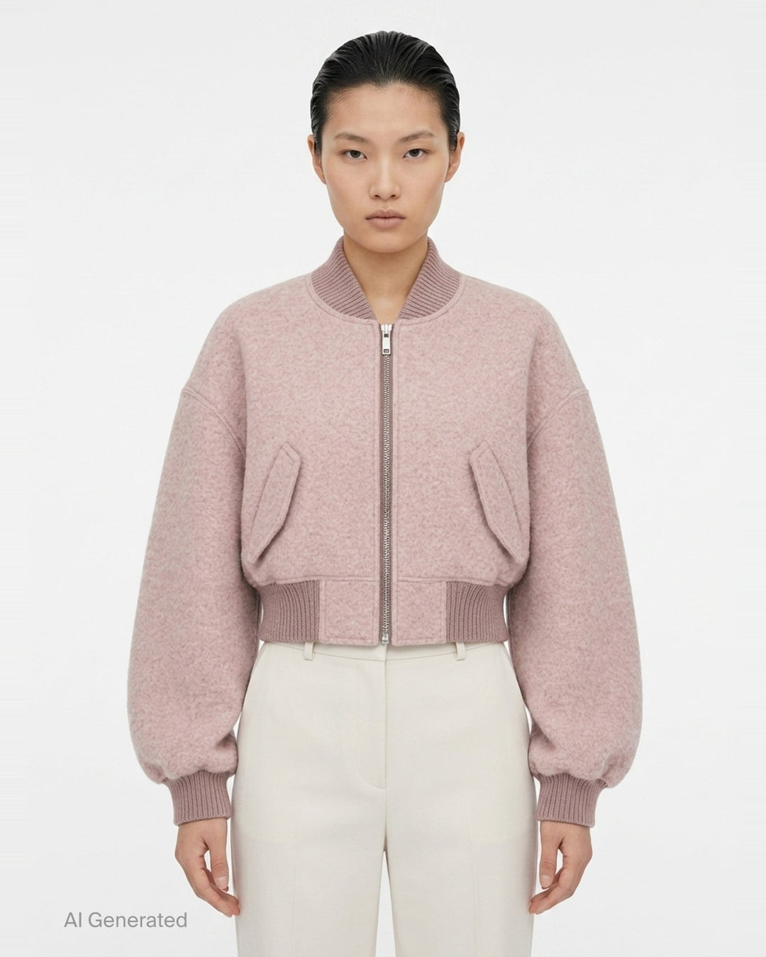 Cropped Flight Washed Blouson | Rick Owens | Club21 - front
