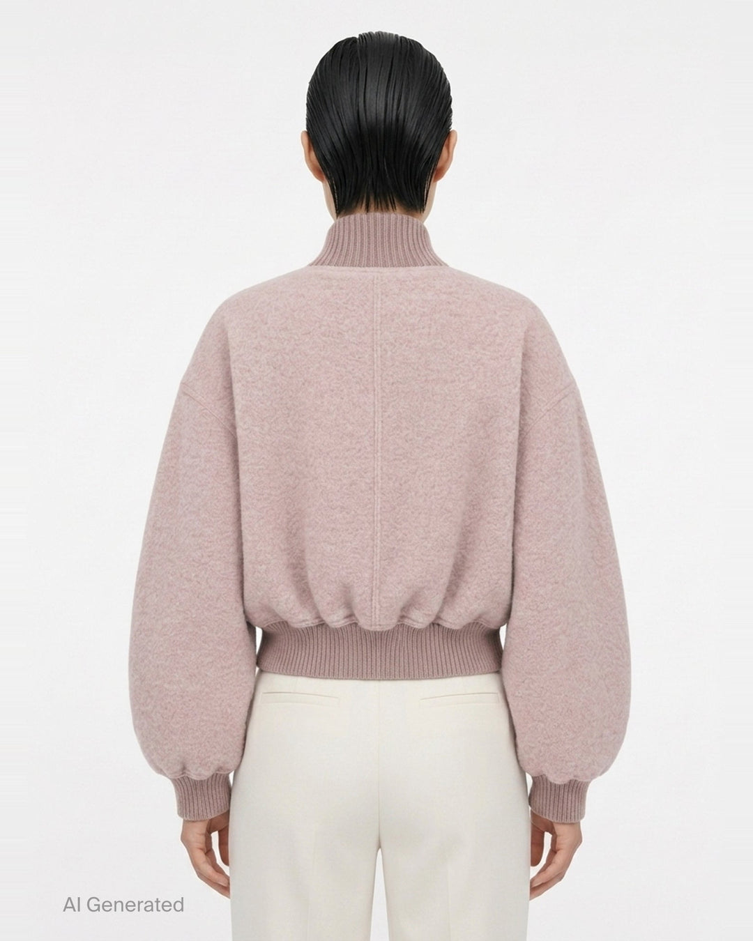 Cropped Flight Washed Blouson | Rick Owens | Club21 - back