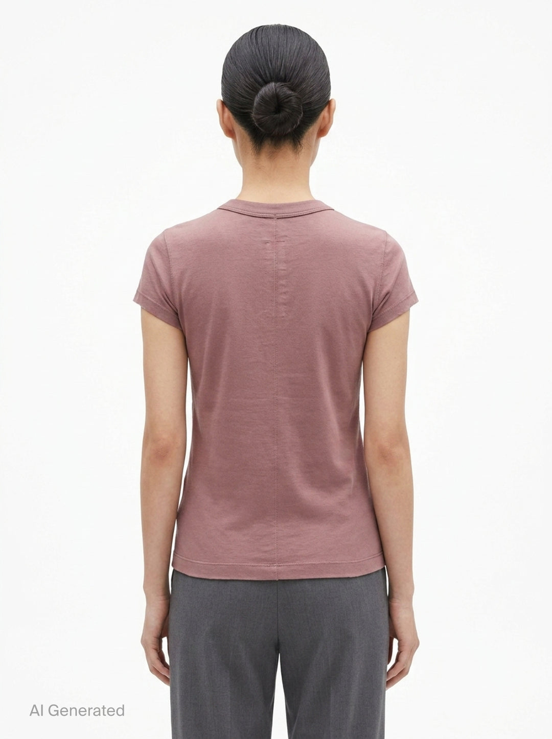 Cropped Level Classic Cotton Tee | Rick Owens | Club21 - back