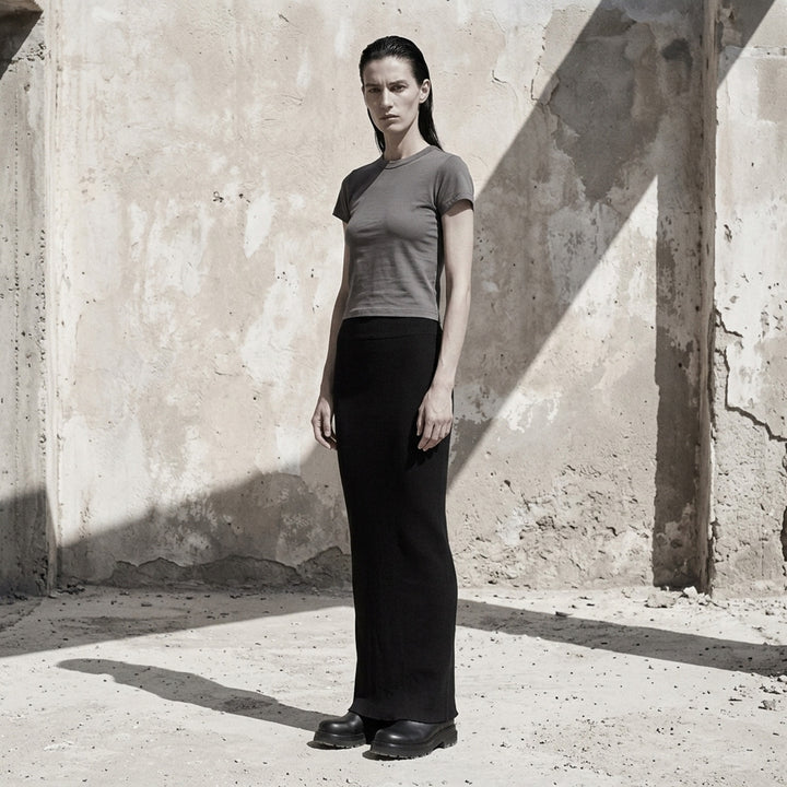 Cropped Level Classic Cotton Tee | Rick Owens | Club21 - lifestyle