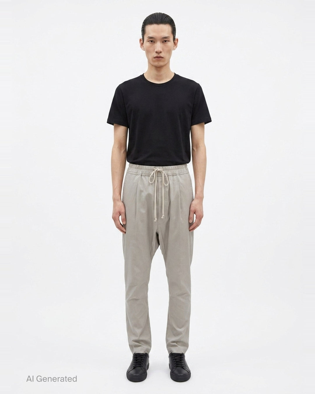 Drawstring Drop-Crotch Long Pants | Rick Owens | Club21 - front