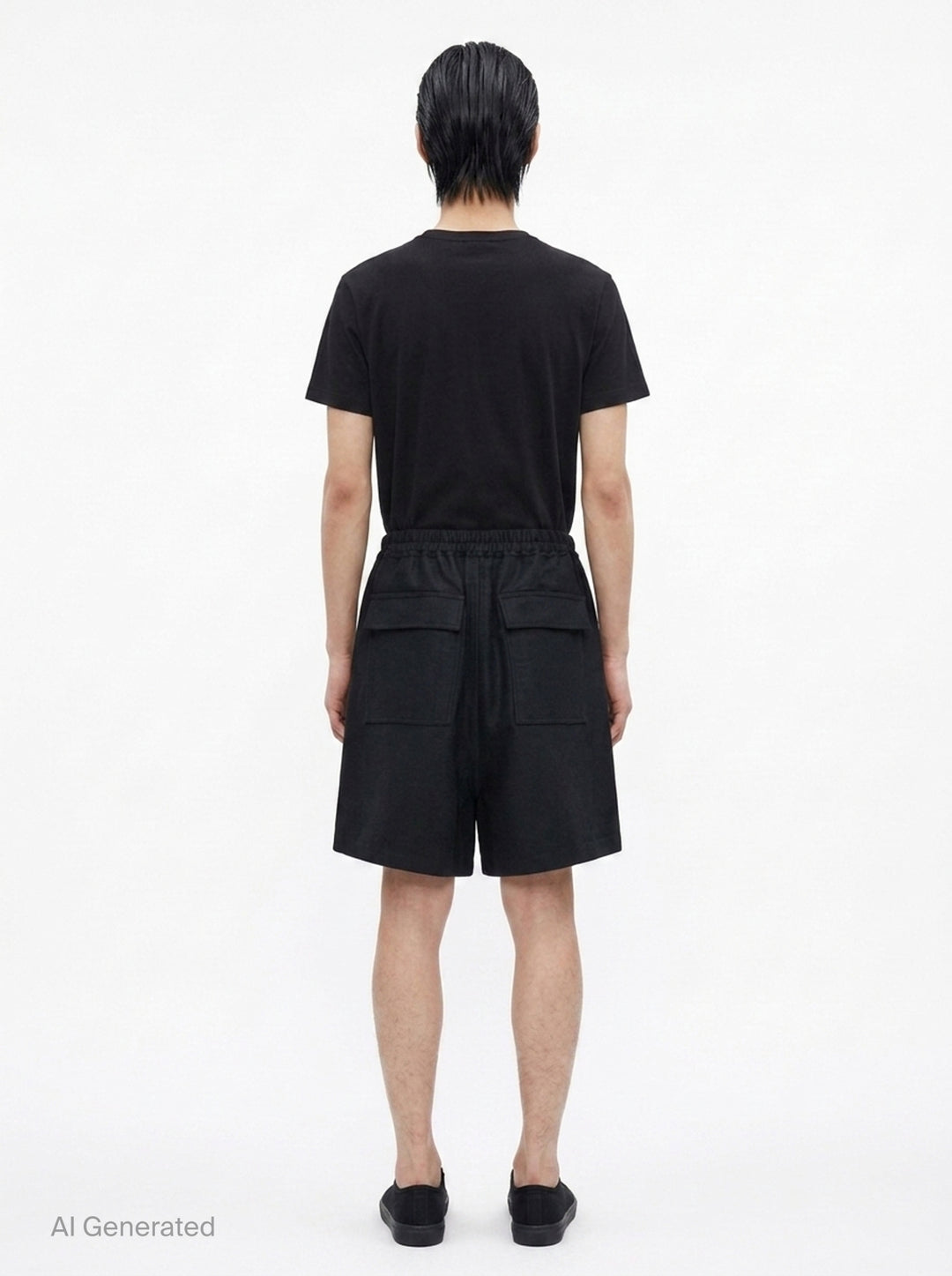 Faun Ramie Moleskin Shorts | Rick Owens | Club21 - back