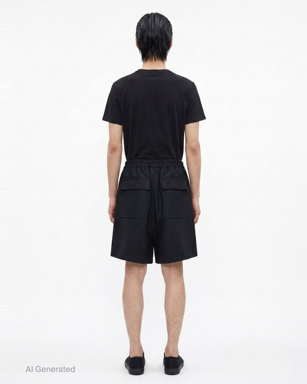 Faun Ramie Moleskin Shorts | Rick Owens | Club21 - back
