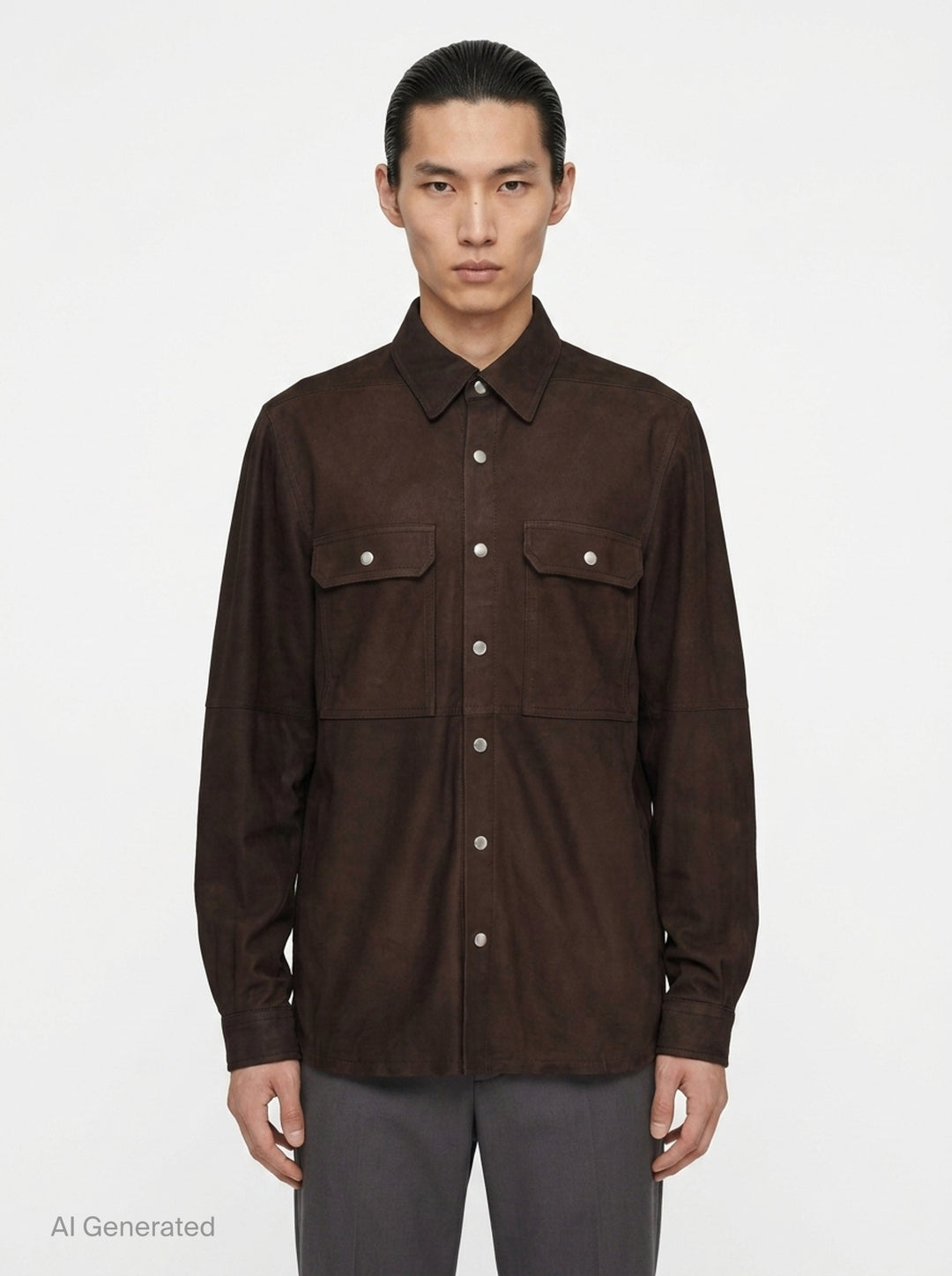 Feather Nappa Leather Outershirt | Rick Owens | Club21 - front