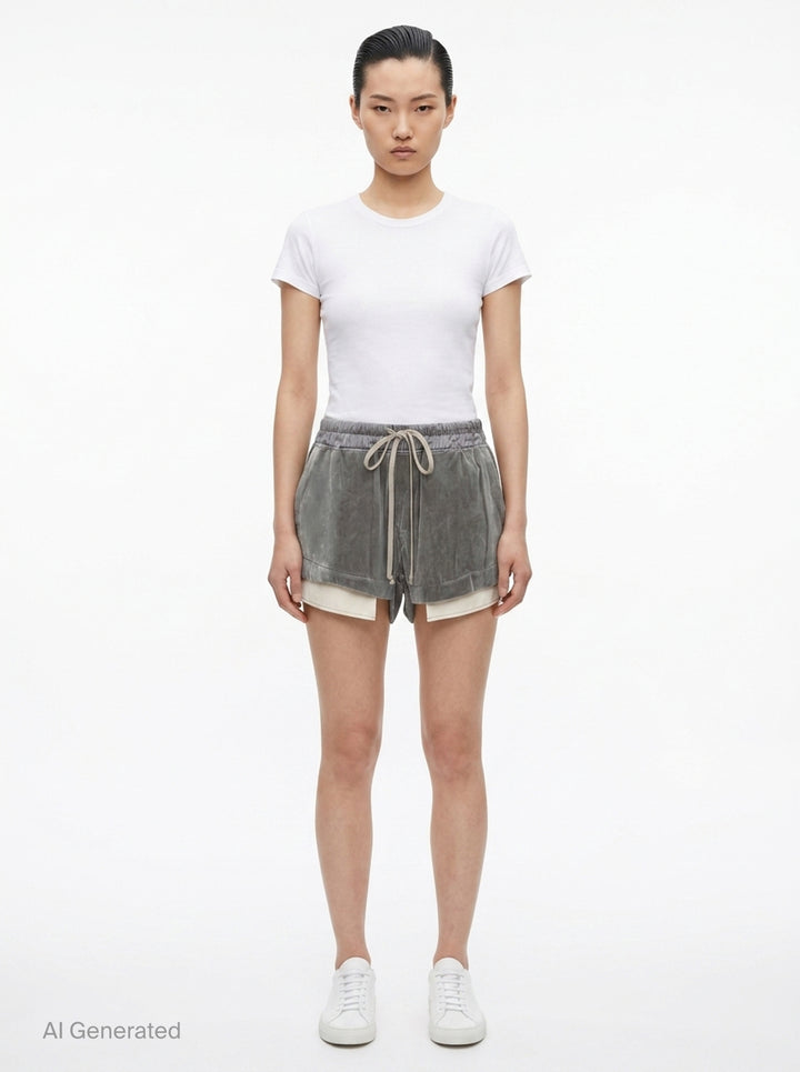 Fog Velvet Boxers Shorts | Rick Owens | Club21 - front