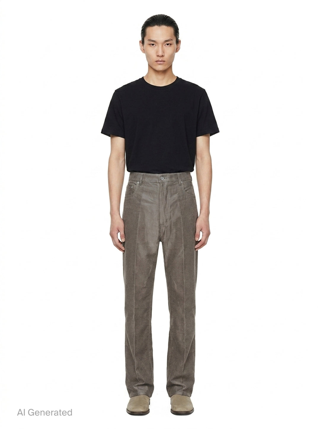 Geth Ramie Moleskin Jeans | Rick Owens | Club21 - front