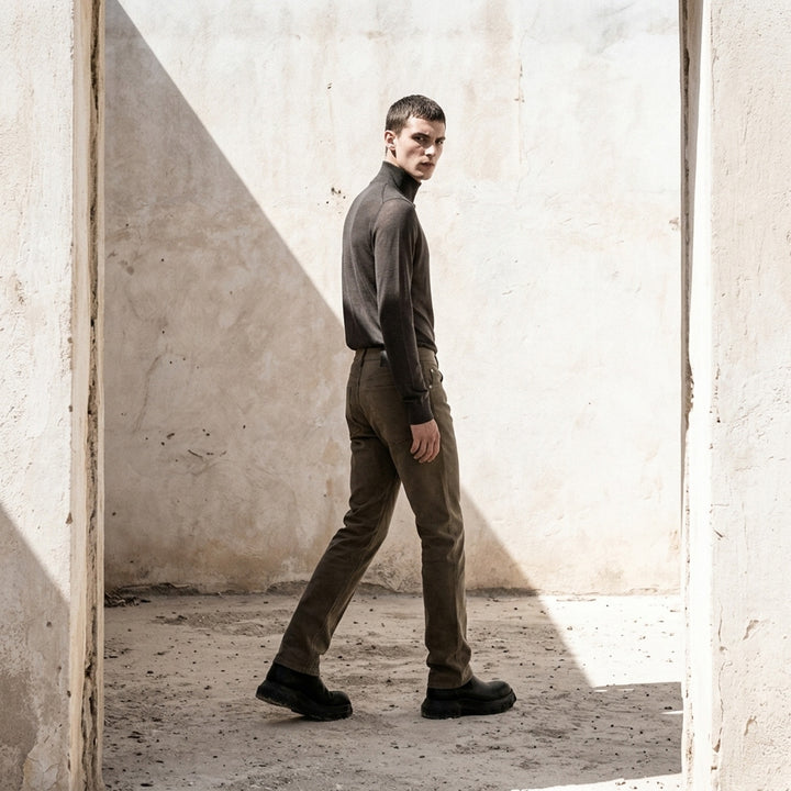 Geth Ramie Moleskin Jeans | Rick Owens | Club21 - lifestyle