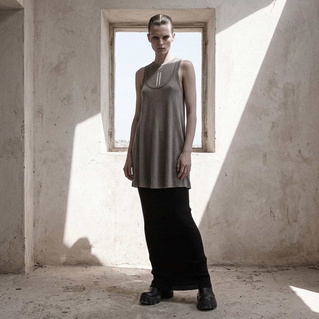 Gigi Rib Wool Silk Tank | Rick Owens | Club21 - lifestyle