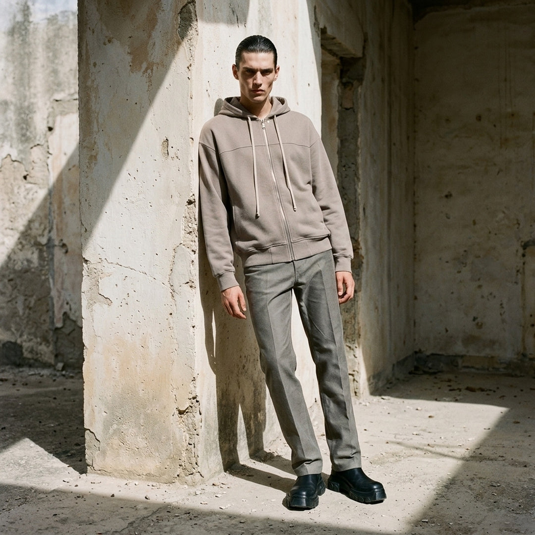 Heavy Jersey Zip Hoodie | Rick Owens | Club21 - lifestyle