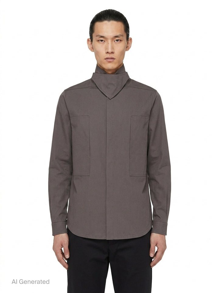 Heavy Poplin Outershirt | Rick Owens | Club21 - front