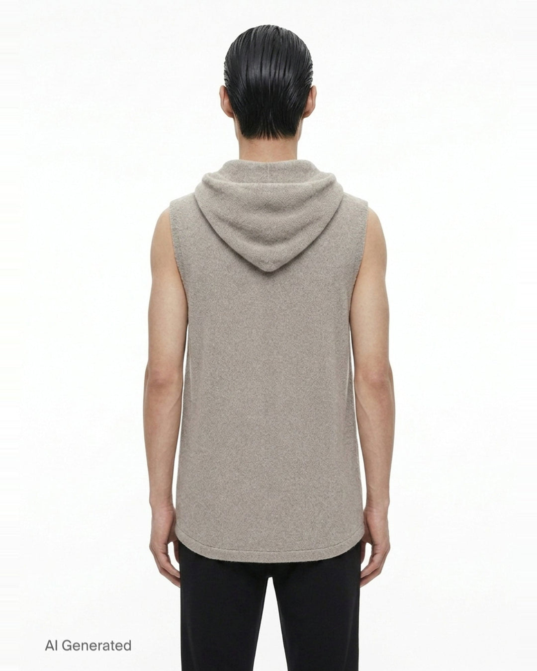 Hooded Knit Tank | Rick Owens | Club21 - back