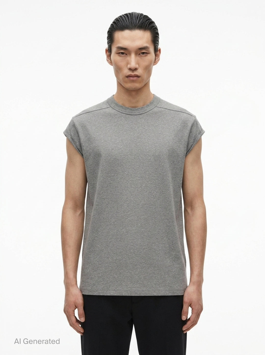Jumbo Short Sleeve Melange Tee | Rick Owens | Club21 - front