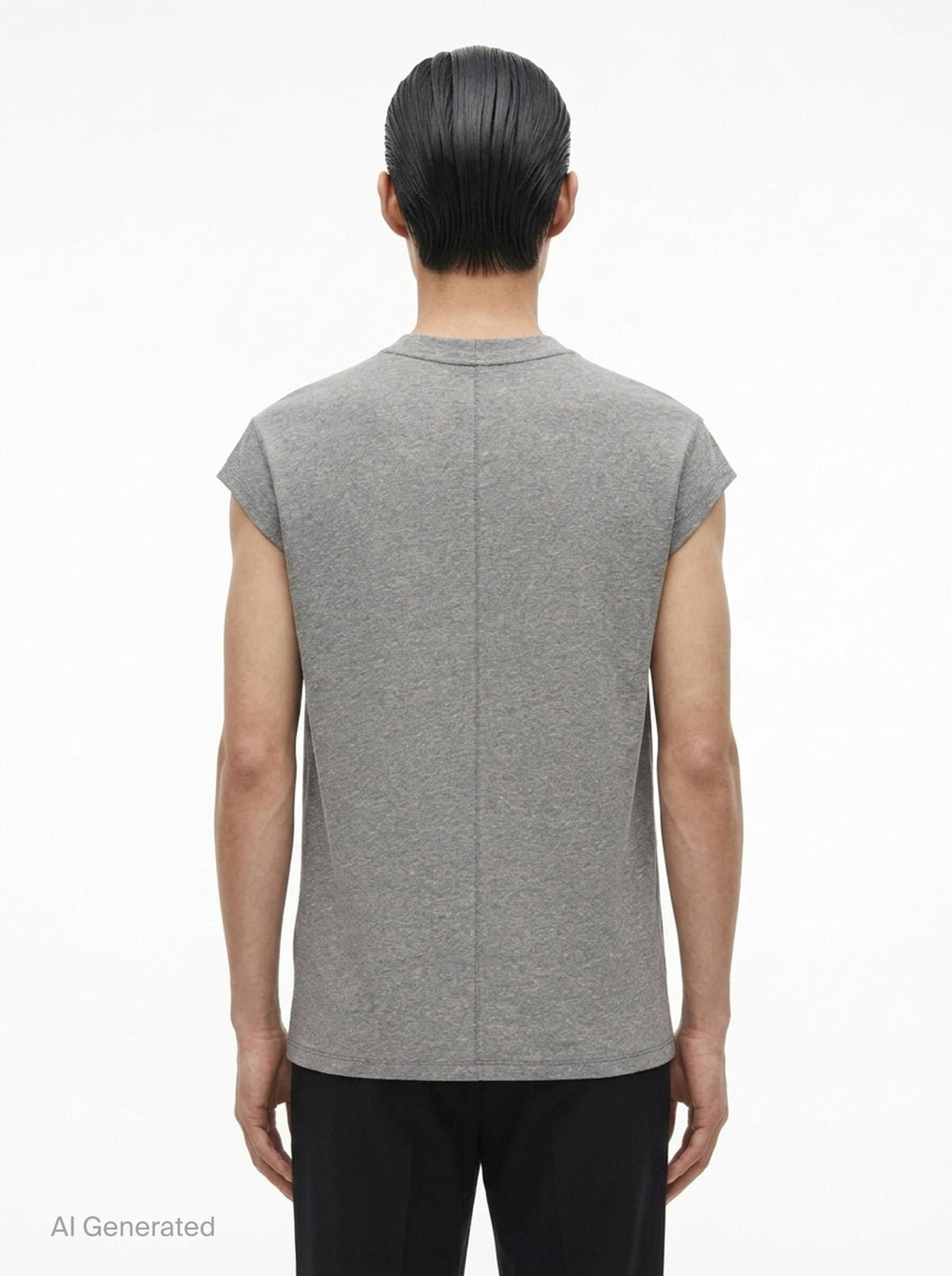 Jumbo Short Sleeve Melange Tee | Rick Owens | Club21 - back