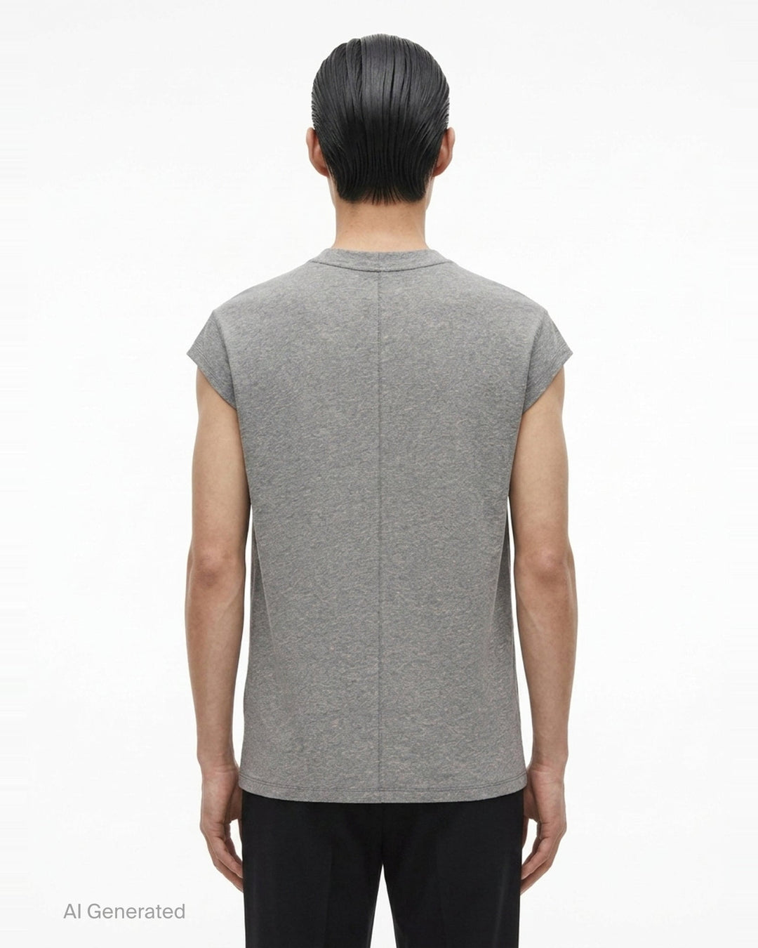 Jumbo Short Sleeve Melange Tee | Rick Owens | Club21 - back