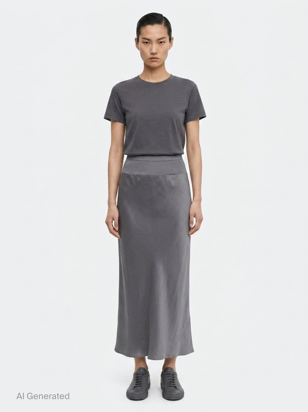 Knee Bias Velvet Skirt | Rick Owens | Club21 - front