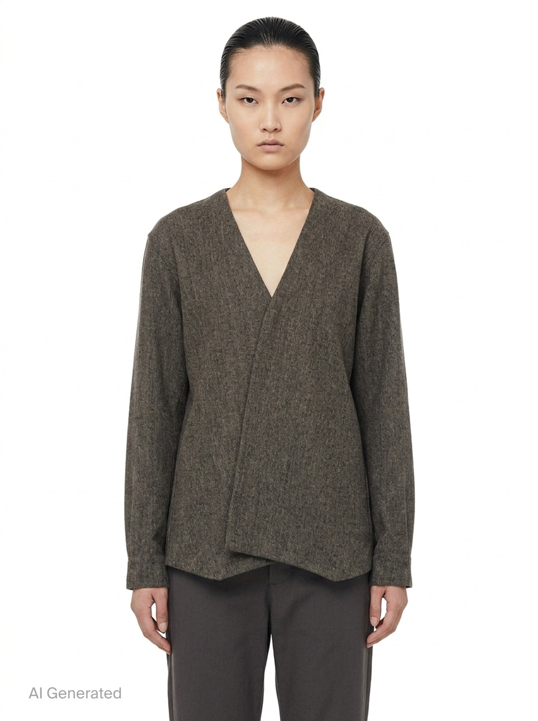 Larry Wrap Shirt | Rick Owens | Club21 - front