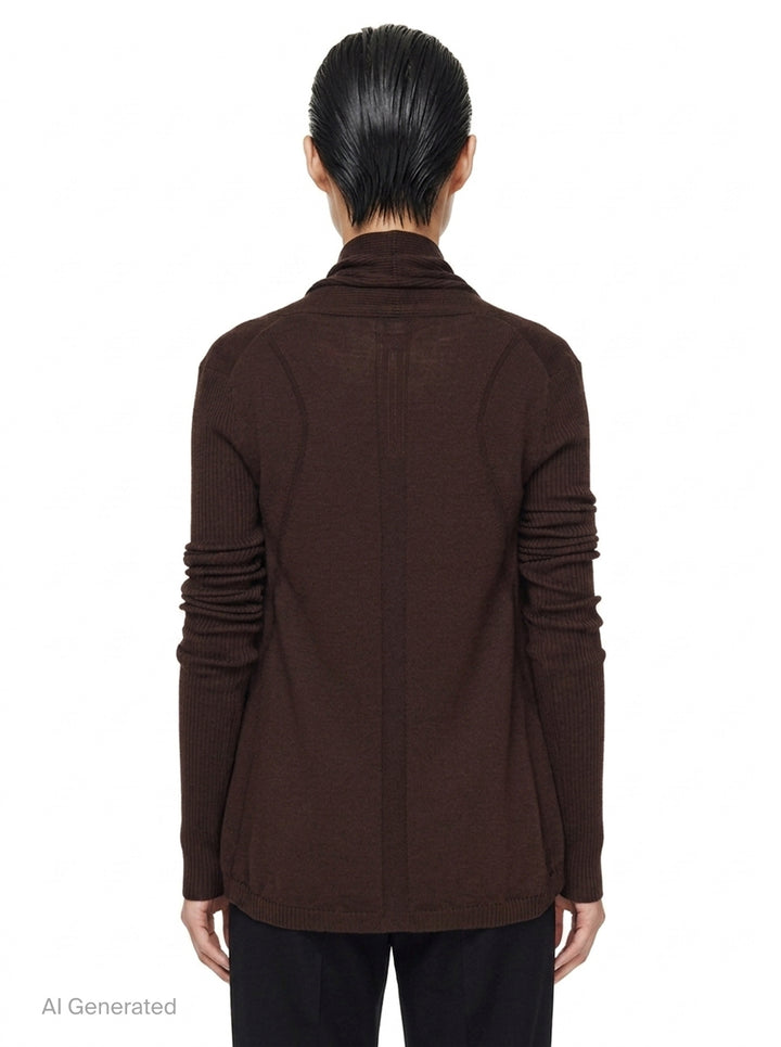Naska Lightweight Cardigan | Rick Owens | Club21 - back