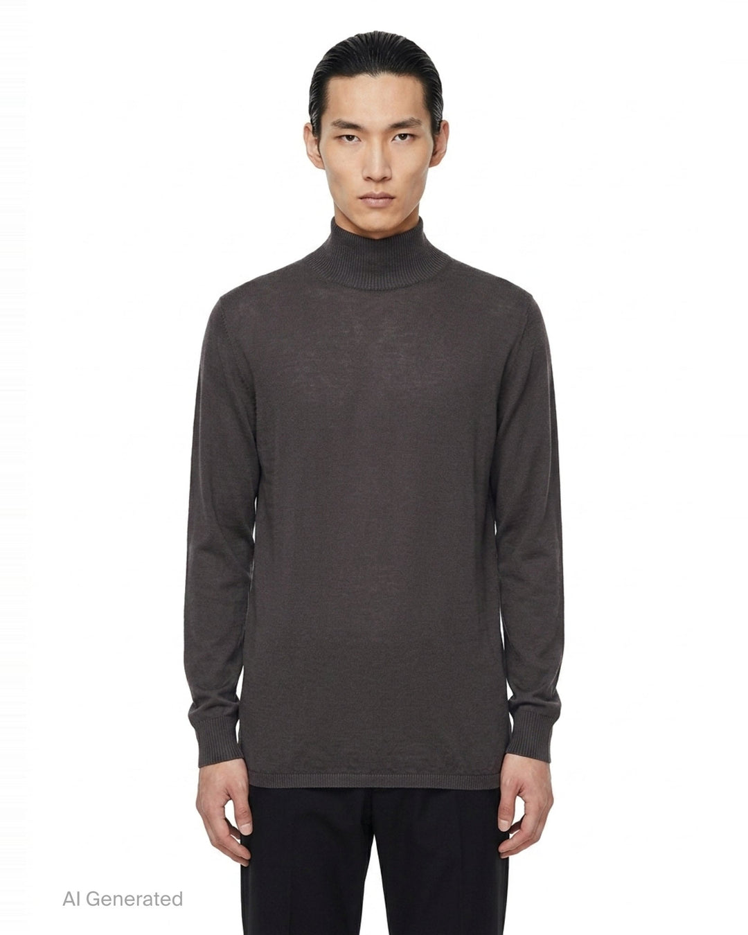 Oversized Lightweight Turtleneck Sweater | Rick Owens | Club21 - front