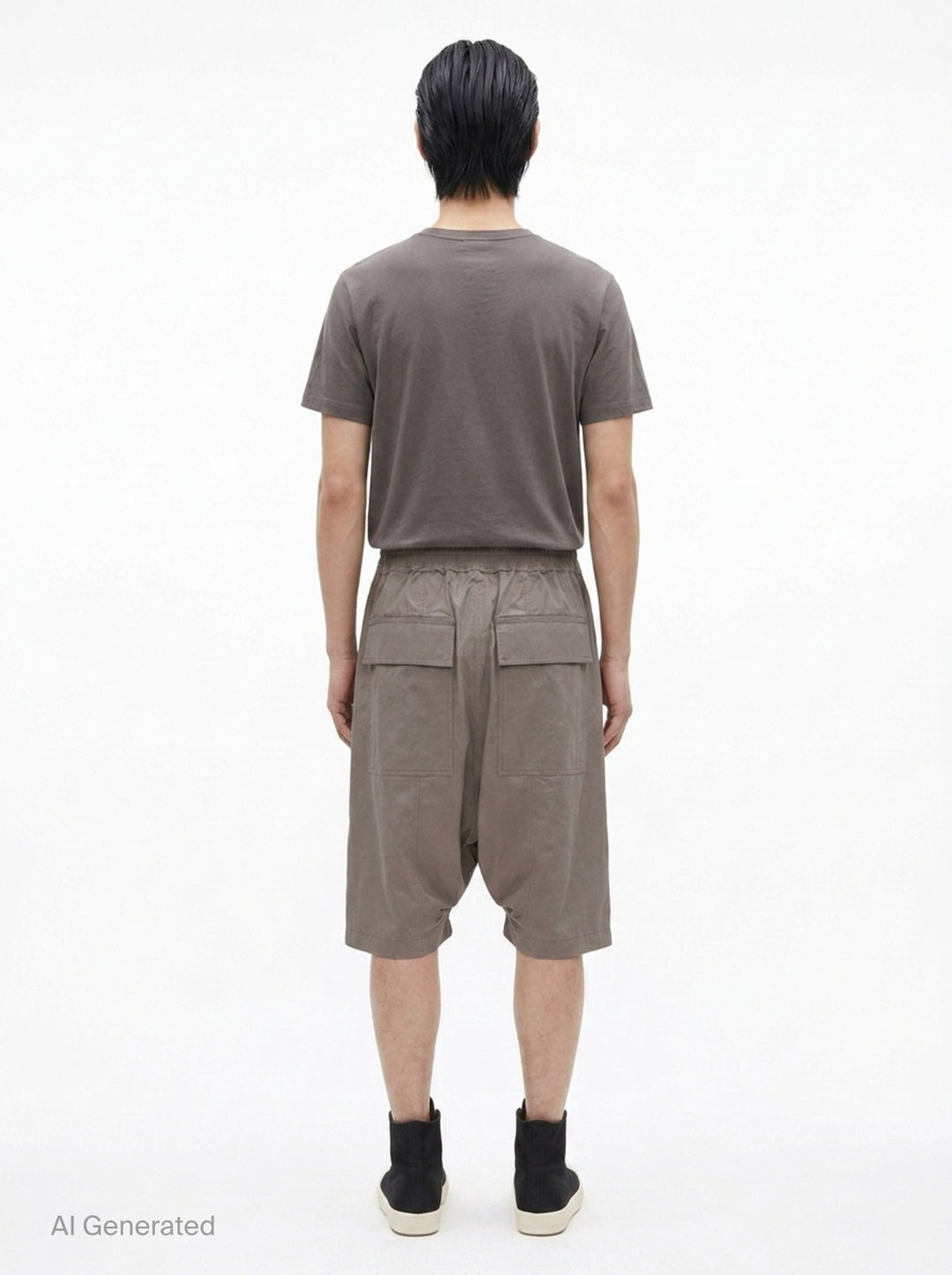 Pods Heavy Cady Shorts | Rick Owens | Club21 - back