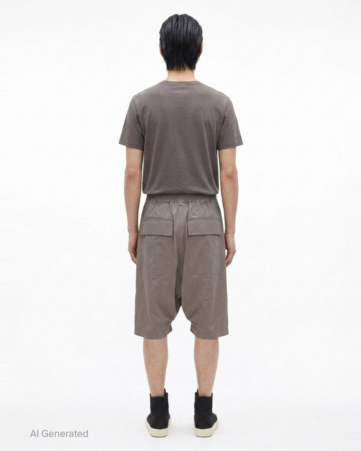 Pods Heavy Cady Shorts | Rick Owens | Club21 - back