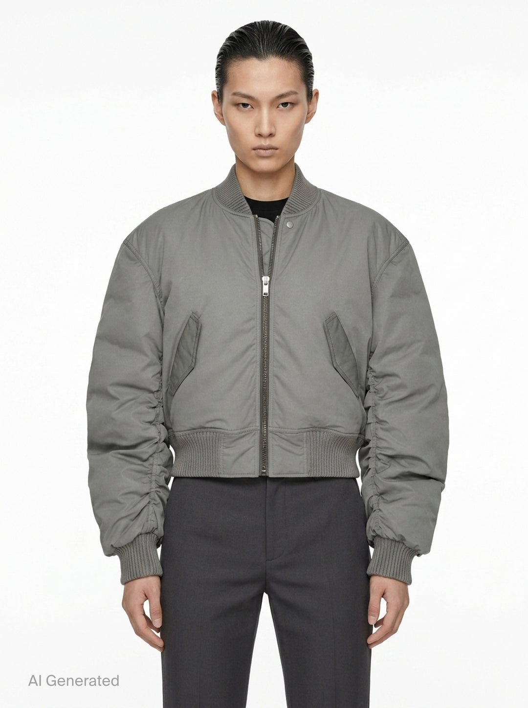 Secchia Flight Cotton Nylon Blouson | Rick Owens | Club21 - front