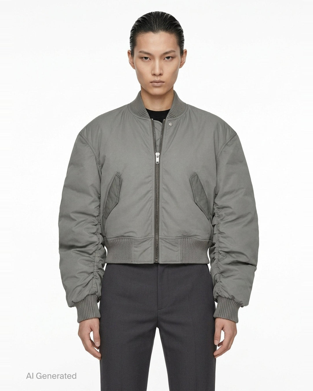 Secchia Flight Cotton Nylon Blouson | Rick Owens | Club21 - front