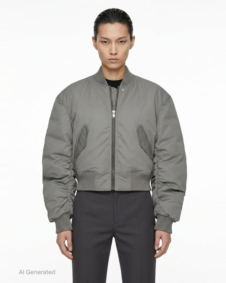 Secchia Flight Cotton Nylon Blouson | Rick Owens | Club21 - front