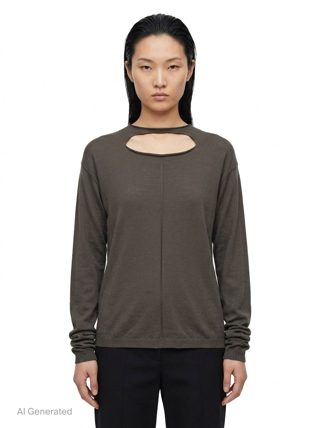 Slashed Pull Sweater | Rick Owens | Club21 - front
