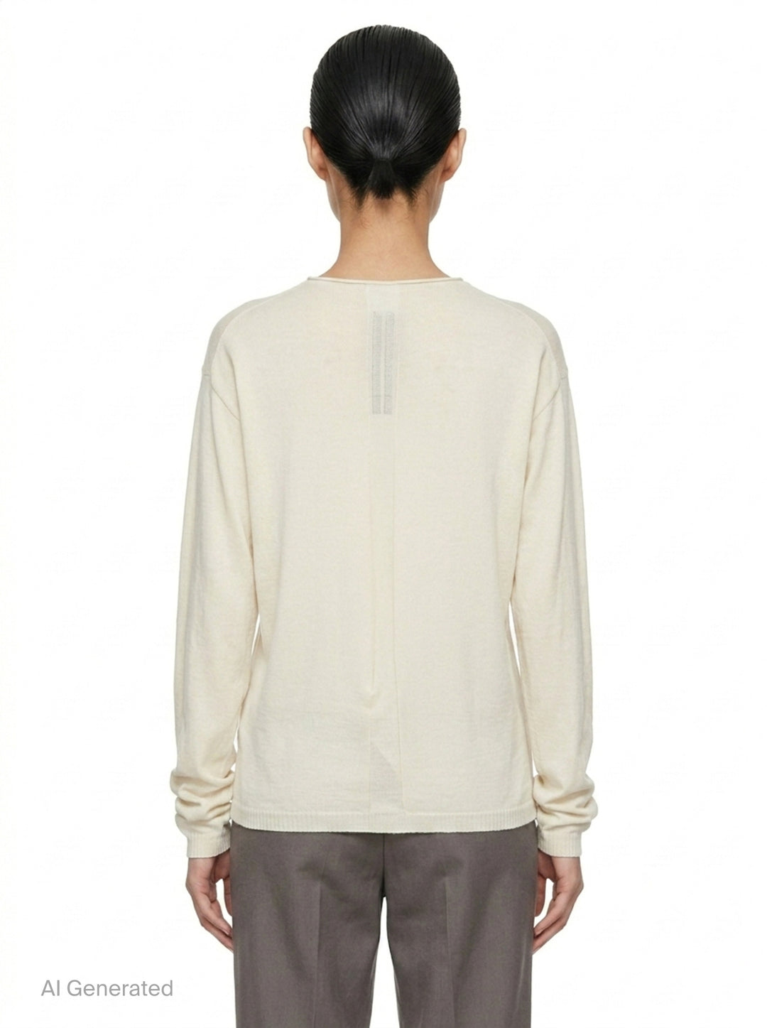 Slashed Pull Sweater | Rick Owens | Club21 - back