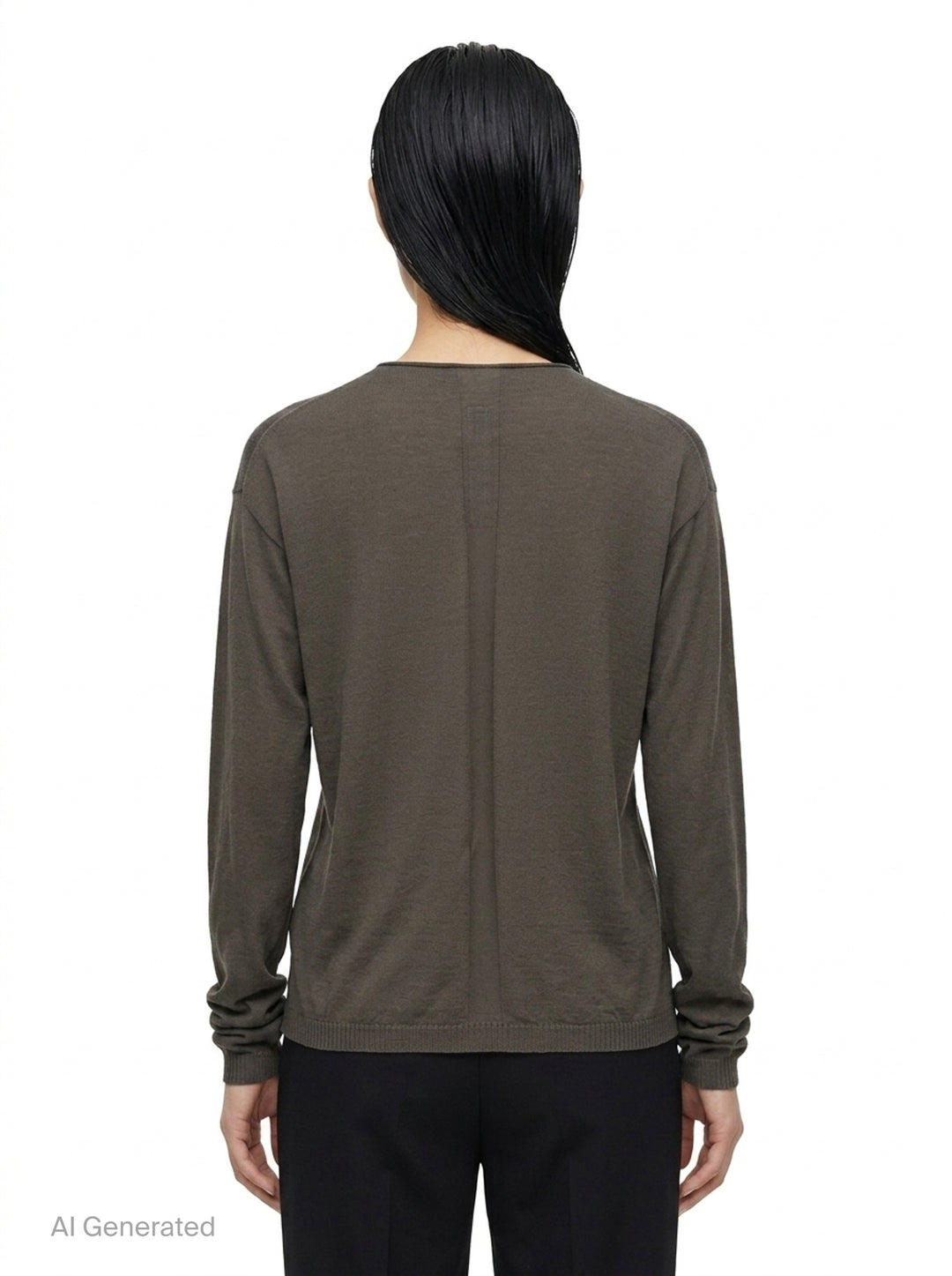 Slashed Pull Sweater | Rick Owens | Club21 - back