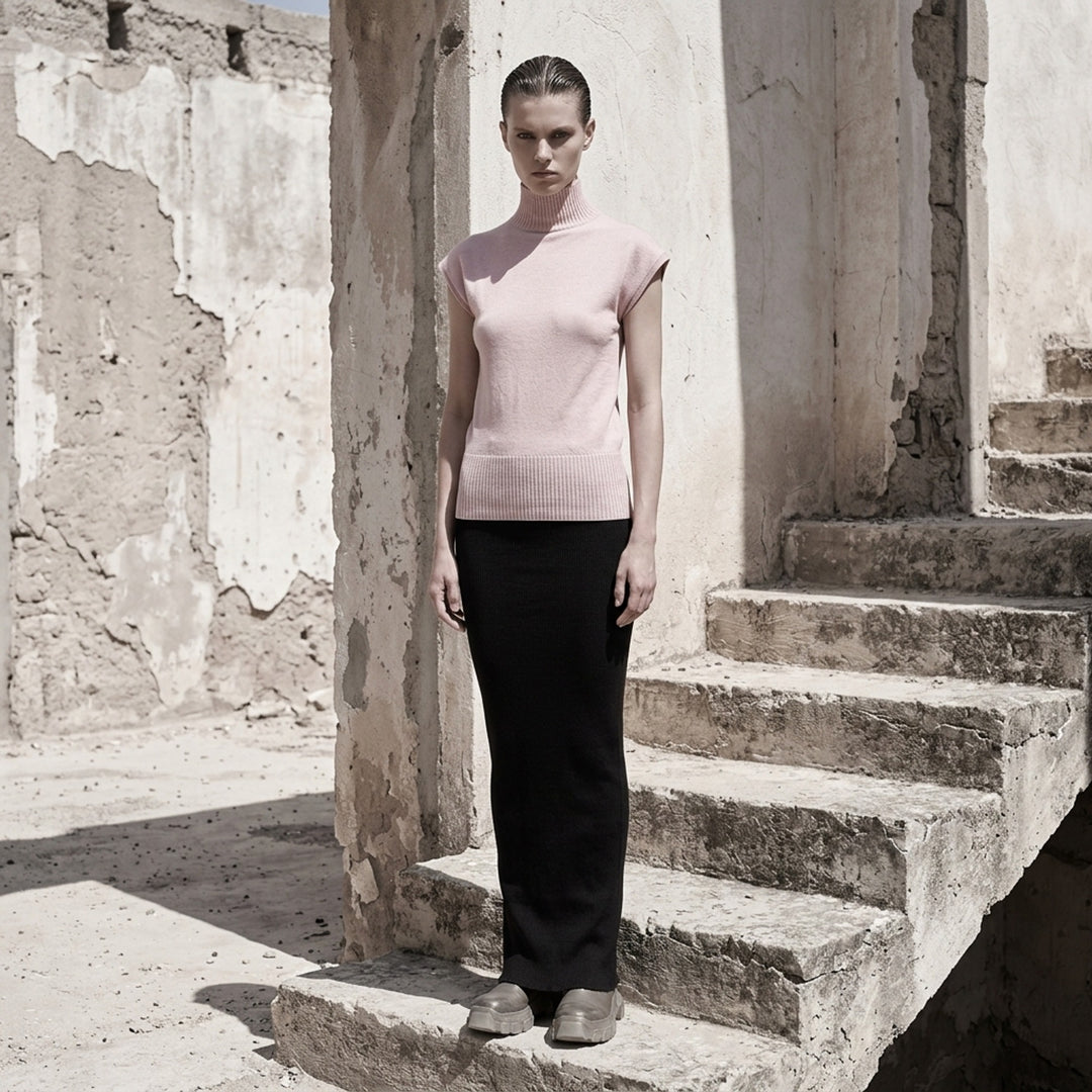 Sleeveless Turtleneck Knit Top | Rick Owens | Club21 - lifestyle