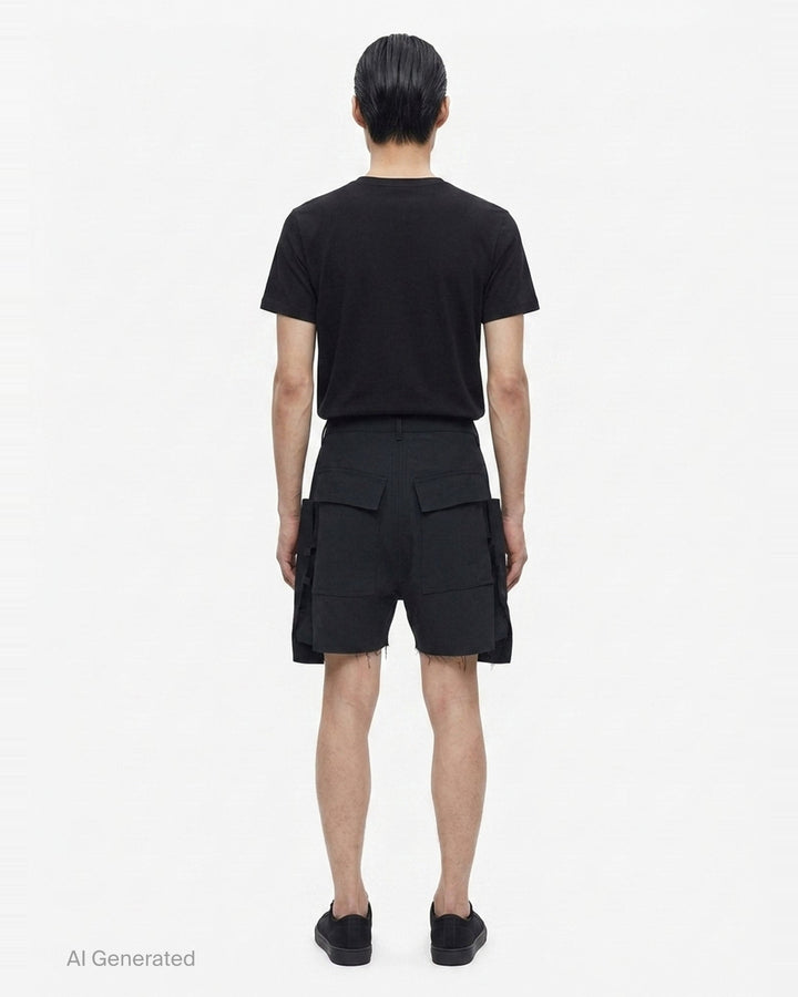 Stefan Cargo Twisted Shorts | Rick Owens | Club21 - back