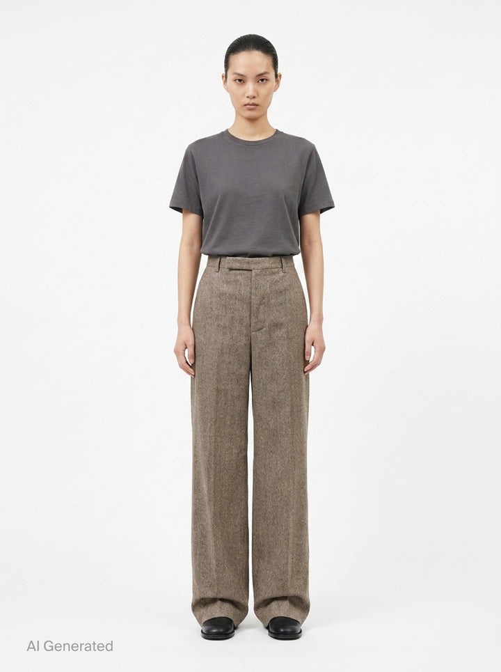Wide Tailored Pants | Rick Owens | Club21 - front