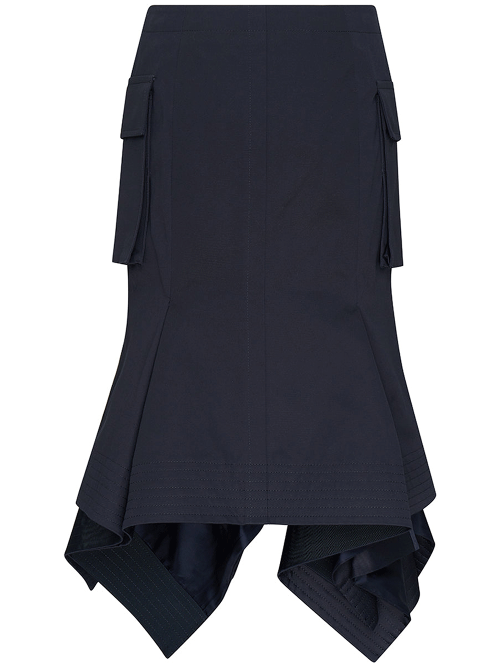 sacai-Cotton-Chino-Skirt-Navy-2