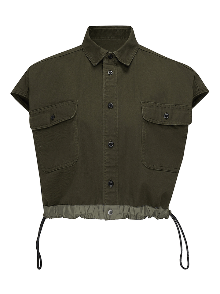 sacai-Denim-Shirt-Khaki-1