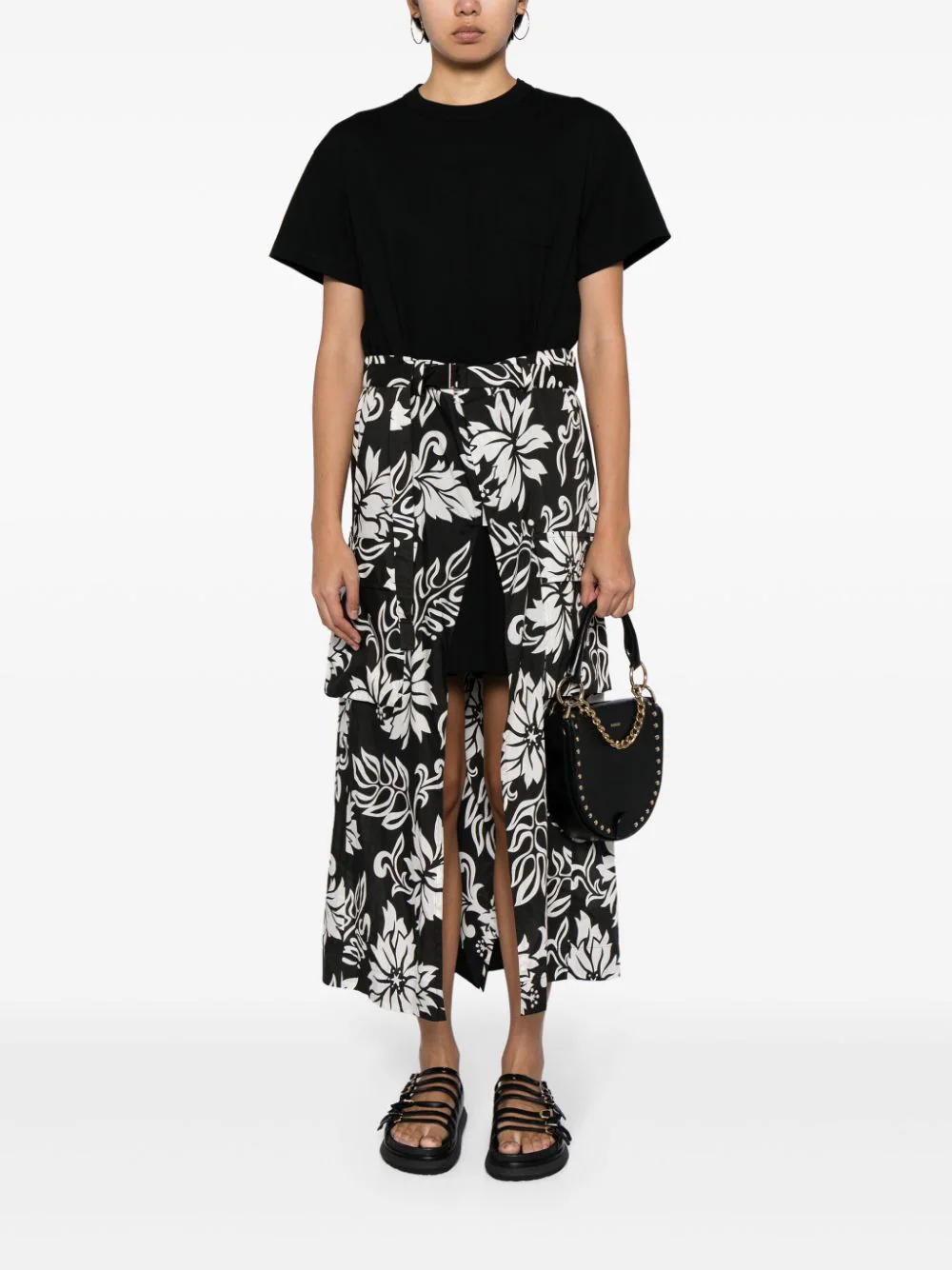 sacai-Floral-Print-Cotton-Jersey-Dress-Black-2