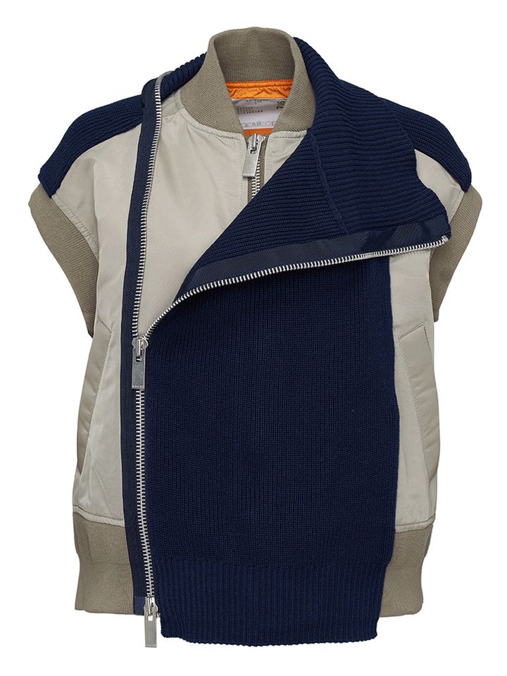 sacai-Nylon-Twill-Knit-Vest-Navy-1