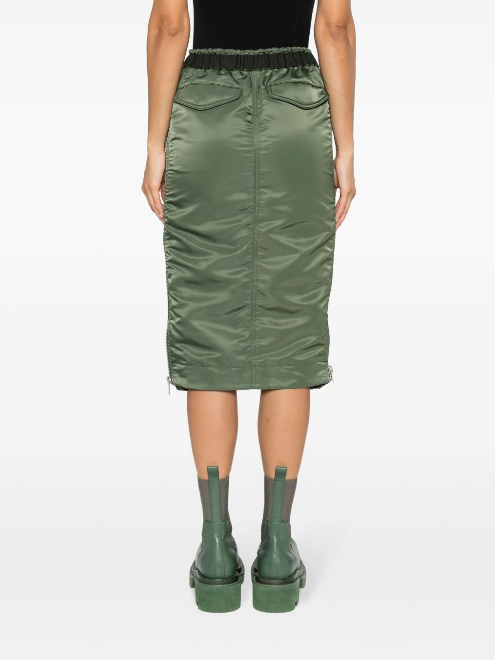 sacai-Nylon-Twill-Skirt-Khaki-4