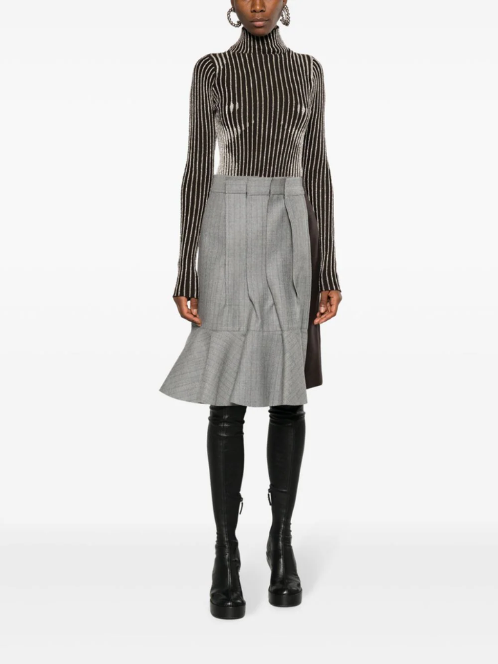 sacai-Wool-Melton-Mix-Chalk-Stripe-Skirt-Grey-2