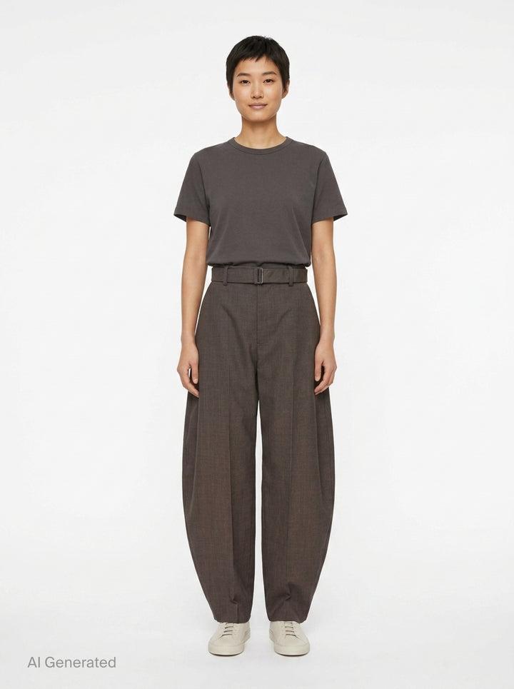 Belted Suiting Pants | sacai | Club21 - front
