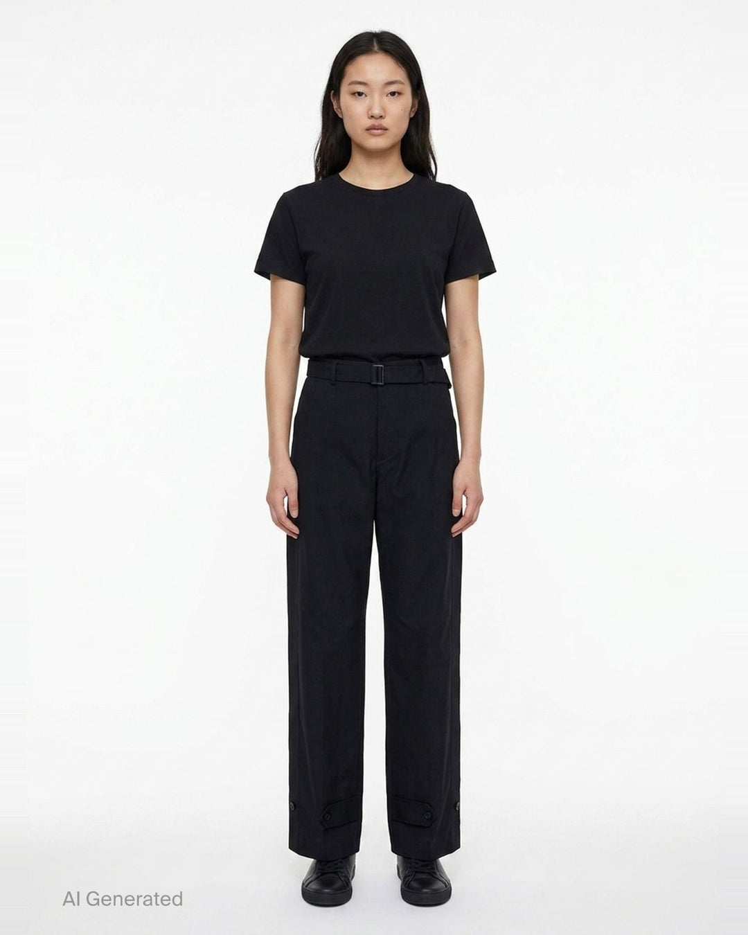 Belted Suiting Trousers | sacai | Club21 - front