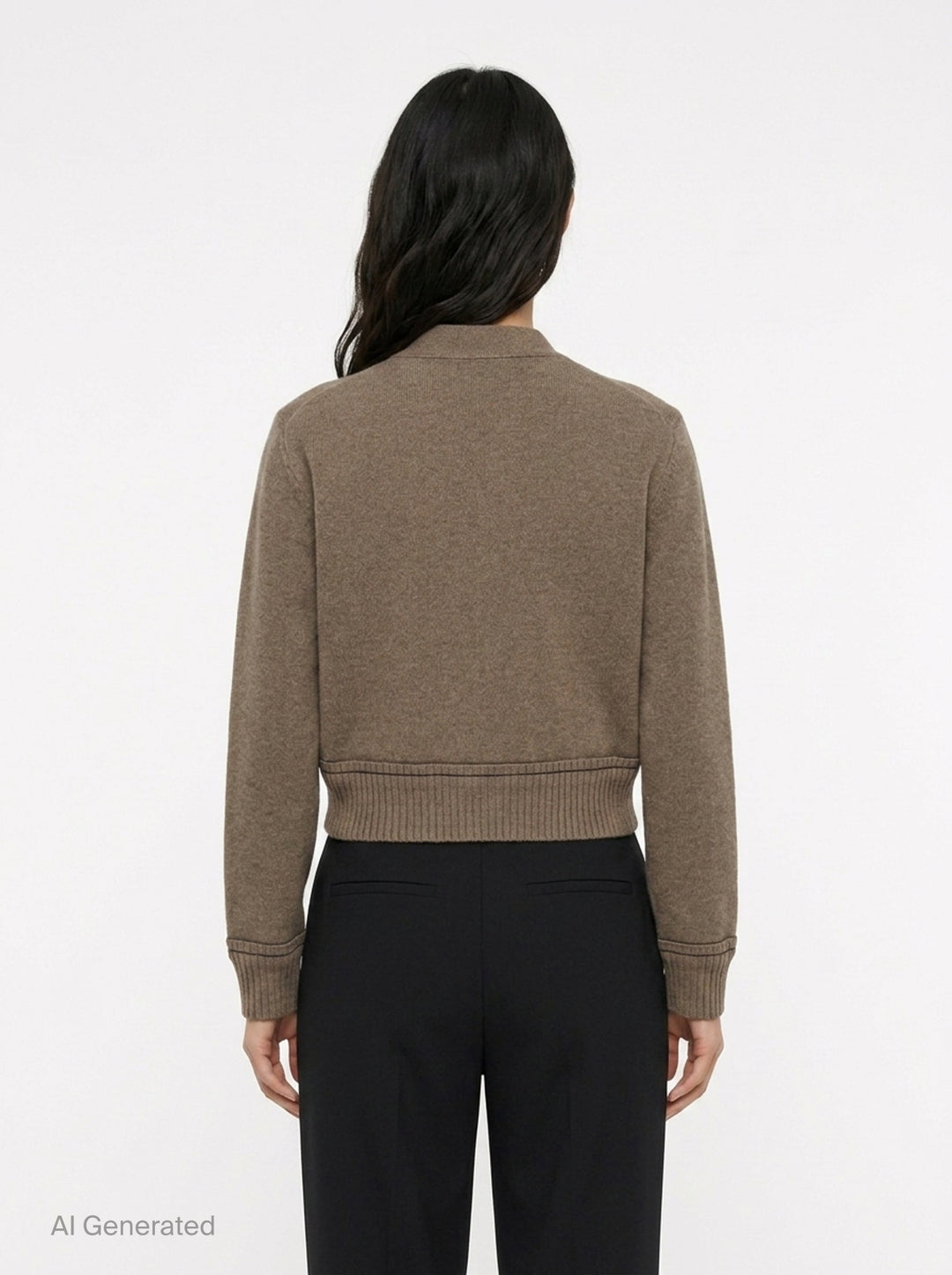 Cashmere Knit Cardigan | sacai | Club21 - back