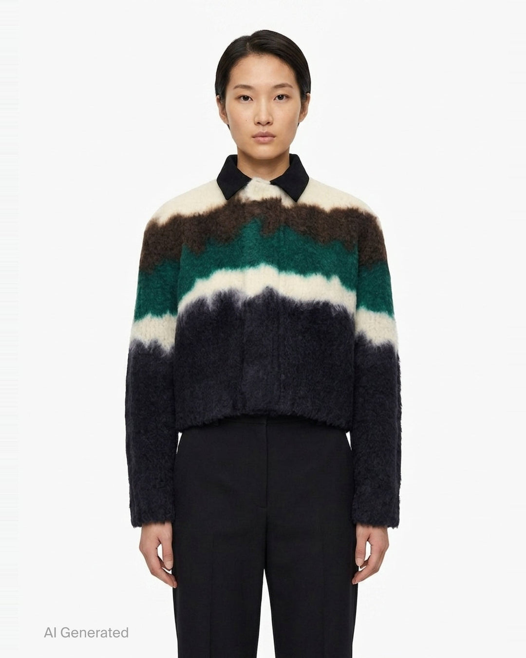 Chusen-Dyed Knit Cardigan | sacai | Club21 - front