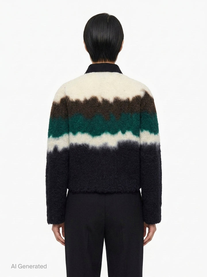 Chusen-Dyed Knit Cardigan | sacai | Club21 - back